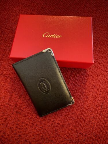 Tarjetero Cartier Piel de becerro Negro - Nuevo en Caja | Promoción Coleccionable AD Regalo - Imagen 2 de 11
