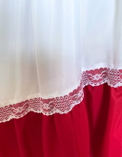 Puerto Rico Traje Típico Tradicional Jíbara Puertorriqueña Flag Girls Size 16 XL - Picture 6 of 6