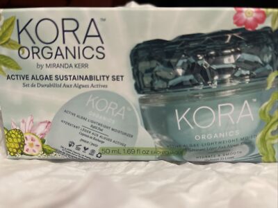 Kora Organics Active Algae Lightweight Moisturizer - 2 x 1.69 oz. Jar & Refill!