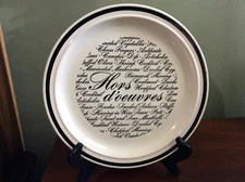 Vintage Royal China "Hors d'oeuvres" Platter VG