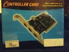 Macsense Controller Card IEEE 1394 Via 3 1 Ports Controller Card Model FW 100