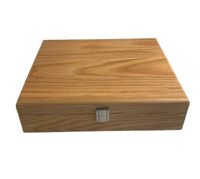 Uhrenkoffer Uhrenbox aus hellem Echtholz 10 Uhren