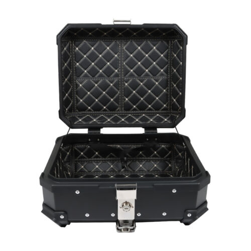 22L Black Motorcycle Luggage Waterproof Tail Box Scooter Trunk Storage Top Case - Picture 13 of 23