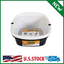 Arm Hammer Sifting Litter Box Microban Odor Control Cat Dog Large Grey