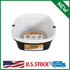 Arm Hammer Sifting Litter Box Microban Odor Control Cat Dog Large Grey