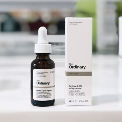 The Ordinary Retinol 0,5% in Squalane - 30ml, Korean Cosmetics, Kbeauty, Probe