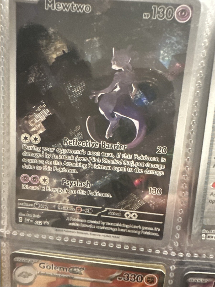 Pokemon 151 Mewtwo 052 Illustration Rare Ultra Premium SVP052