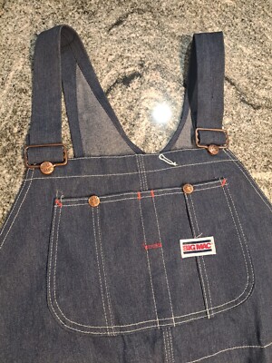 40s BIG MAC vintage オーバーオール PENNEY'S 30s Vintage JCPenney Big Mac Overalls Mens 2X-Large Blue