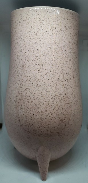 Vintage Red Wing Pottery Speckled Pink Planter 1545 For Sale