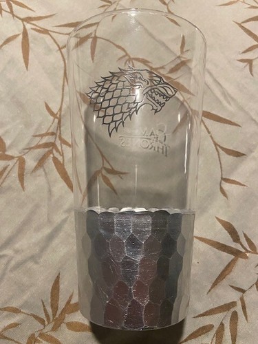 HBO Game of Thrones 16 oz Pint Glasses with Platinum Bases-2016-Previously Owned - Picture 2 of 18