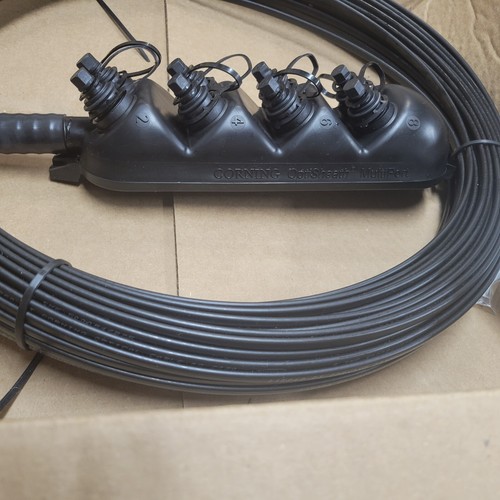 Corning Optical MOB-0844fd200FW-P Optisheath 8 port terminal 200ft drop cable - Picture 3 of 5