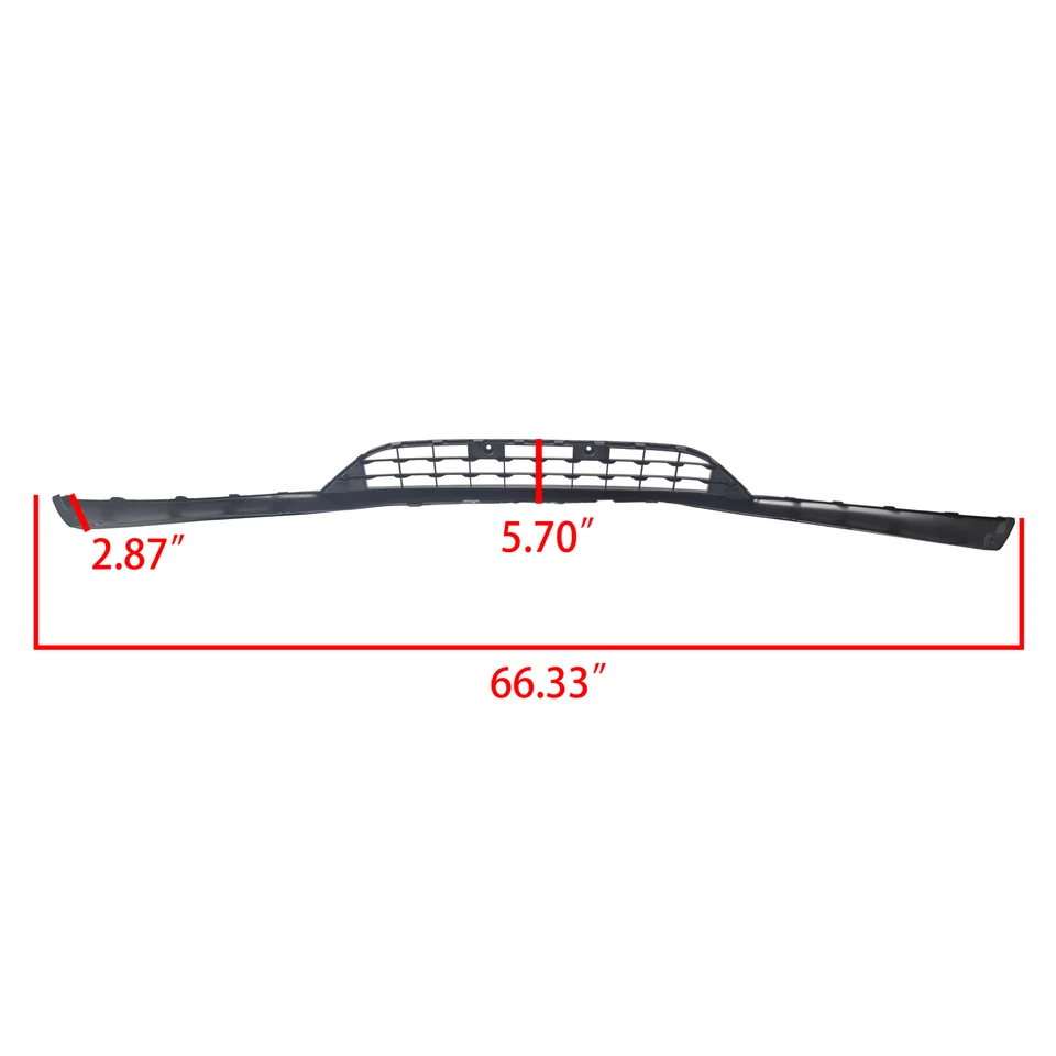 Fits 2015-2018 Ford Focus Front bumper Lower Valance Panel Grill for F1EZ17626A - Image 2 of 4