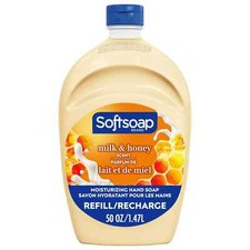 Softsoap Milk and Honey Moisturizing Liquid Hand Soap Refill 50oz free shipping 0.18 per fl oz