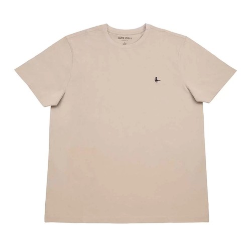 Jack Wills Men's Sandleford T-Shirt in Stone