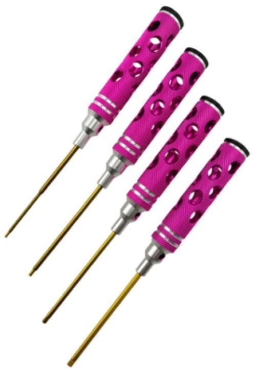 DTT11004 Hobby Details Allen Wrench Set Classic Pink Honeycomb