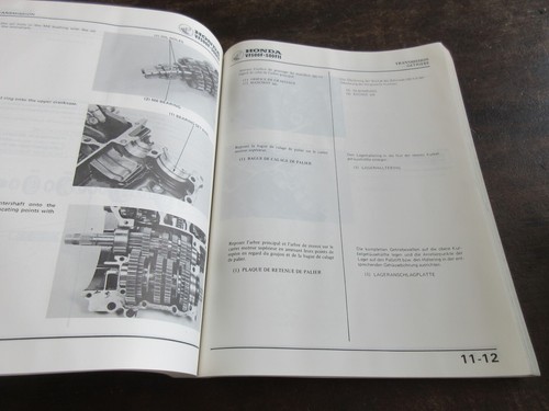 Honda VF500F VF500FII 1985 Shop repair manual Werkstatt-Handbuch Manuel atelier - Afbeelding 7 van 11