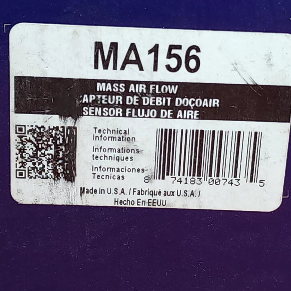Sensor de flujo de masa de aire MA156 para Oldsmobile 1987-1989, Chevy, Buick, Pontiac 2,8 L Foto 2 de 4