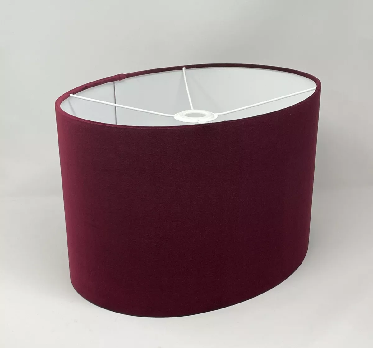 Small burgundy lamp shade deals