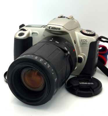 Canon EOS 300 Analoger Klassiker + Tele Objektiv für Portraits und Outdoor Fotos