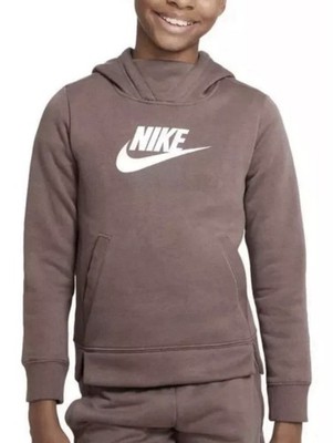 Nike Kids Pullover Hoodie Plum Eclipse White Size XL BV2717-291