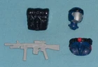 G.I. GI JOE gijoe 1986 VIPER BODY PARTS + WEAPONS lot #3 waist head FREE SHIP