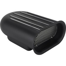 Speedway Motors Gasser Finned Aluminum Single Quad Carburetor Air Scoop Black
