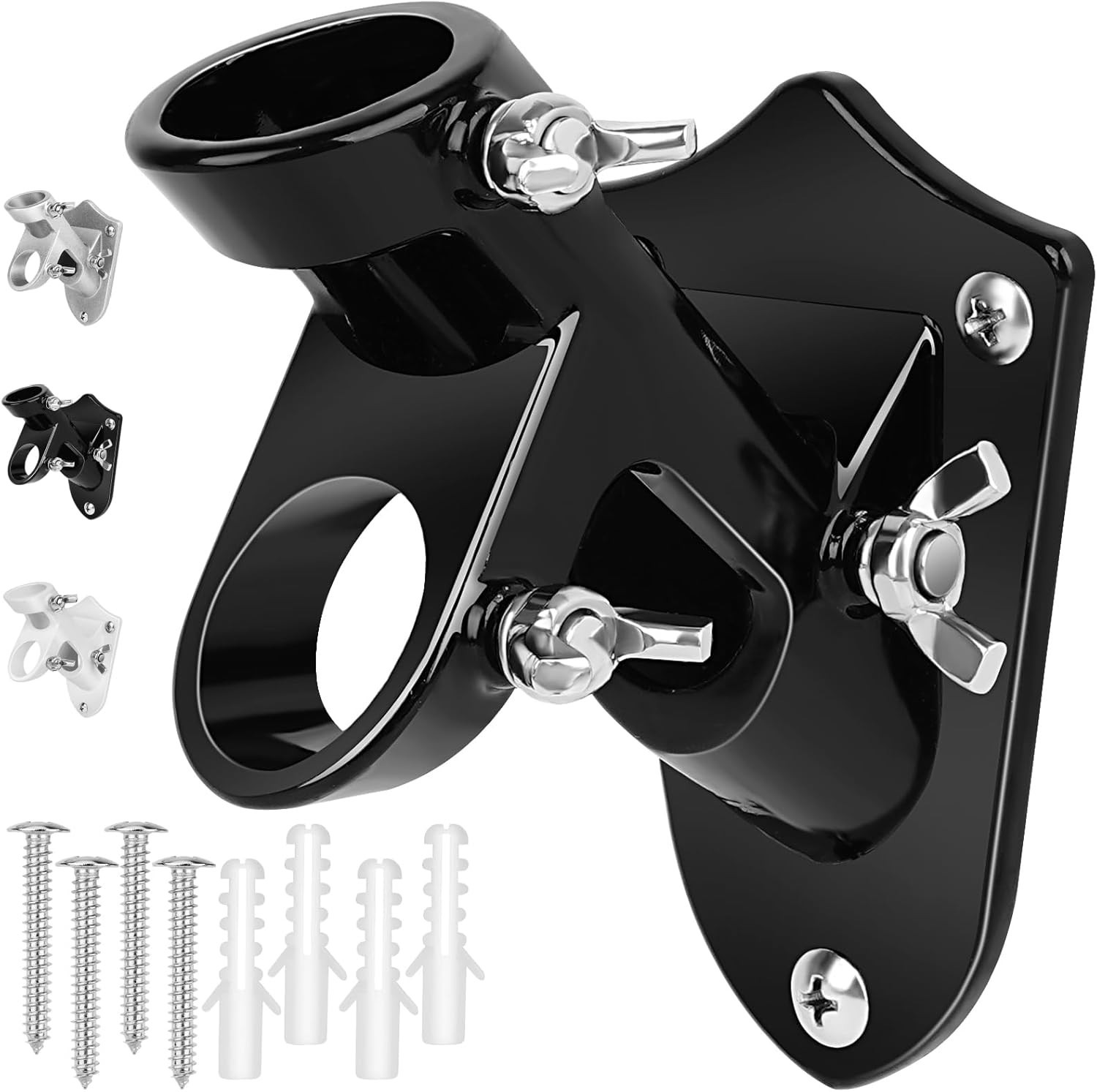 Flag Pole Holder Outside House Flag Pole Bracket Heavy Duty Metal Flag Mount