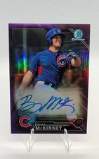 2016 Bowman Chrome - Prospects Autographs Billy McKinney #CPA-BM Purple...