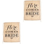 2 Count Wedding Signage Bridal Shower Ring Bearer Anniversary Decorations