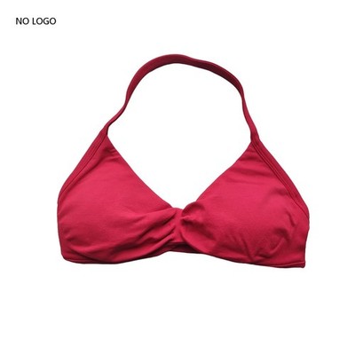 Women's Strappy Sports Bra Backless Halter Yoga Gym Workout Crop Top
