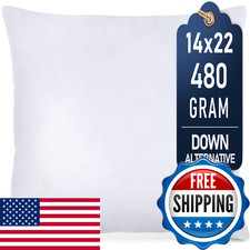 Utopia Bedding Decorative Throw Pillow Insert 14 X 22 Inches White Set Of 1