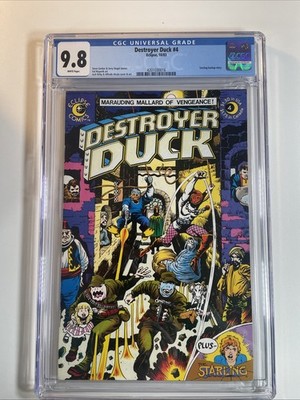 DESTROYER DUCK #4 CGC 9.8 NM, Eclipse Comics 1983 Jack Kirby