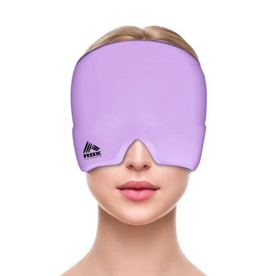 RBX Migraine Relief Cap Hot and Cold Headache 1 Count (Pack of 1), Purple
