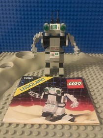 LEGO 1498 Spy-Bot Robot Vintage 1987 Classic Space Complete Set w/ Instructions