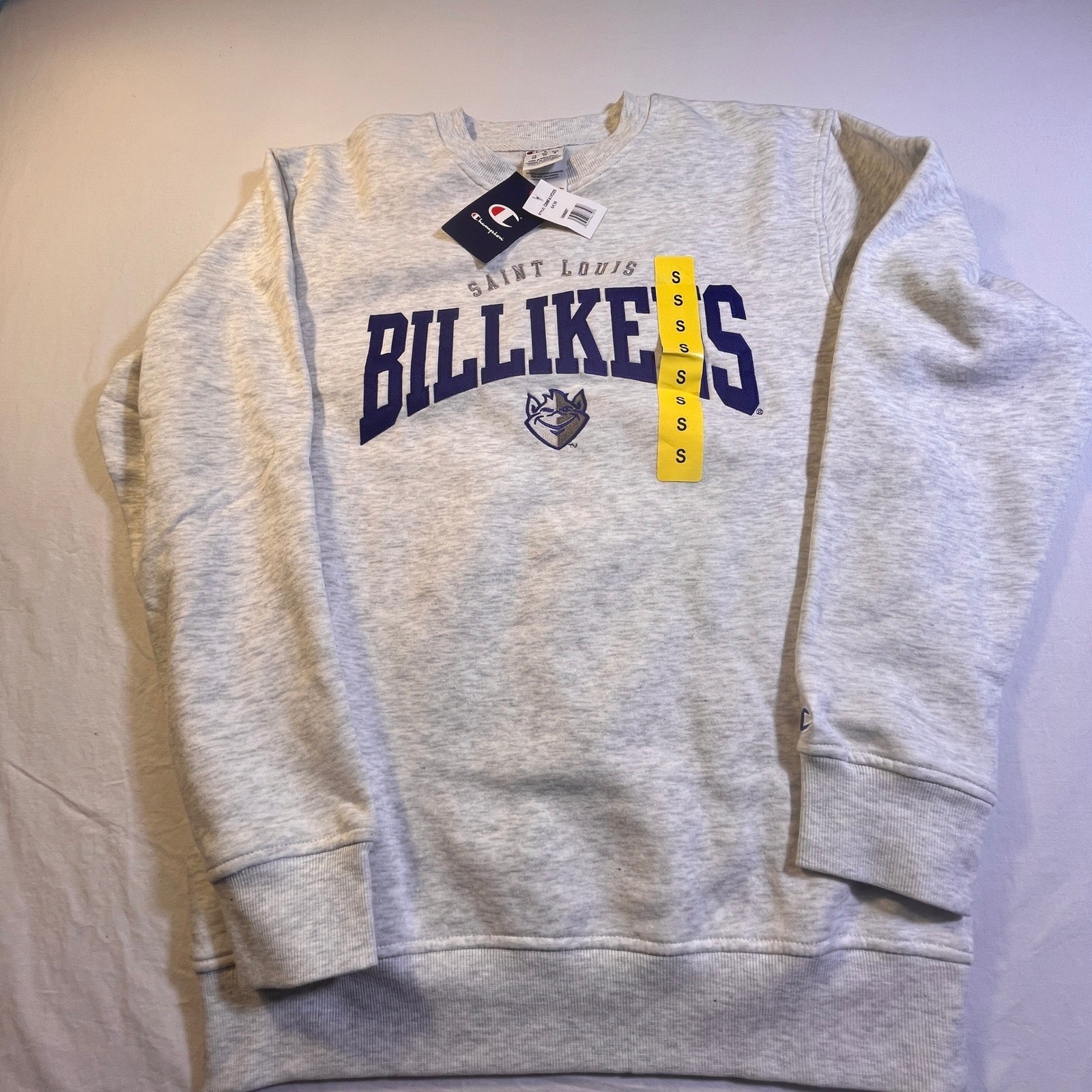 Champion Saint Louis Billikens Crewneck Sweatshirt Light Gra