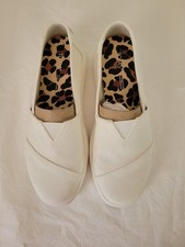 TOMS Alpargata Mallow White Canvas Womens Shoes Size 8