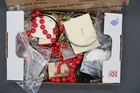 Vtg Craft Repair Costume Junk Jewelry Lot USPS Small Flat Rate Box JL101925-05
