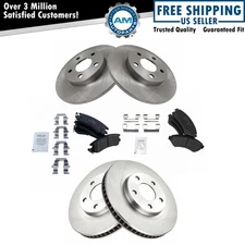 Front & Rear Semi Metallic Brake Pad & Rotor Kit for Cadillac Buick