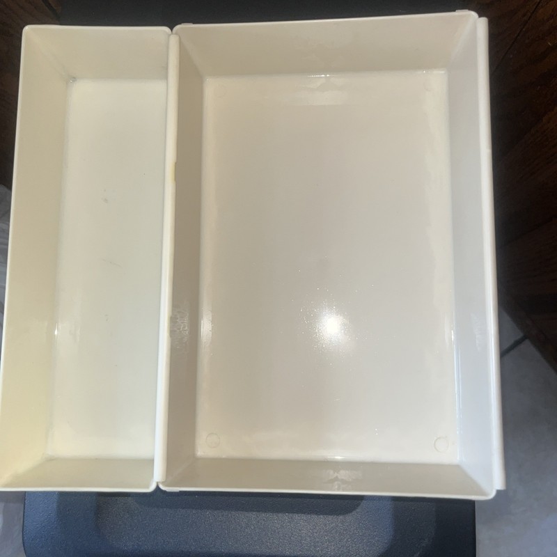 Rubbermaid Vtg Interlocking Drawer Organizers JBI-2916 9"x6"x2" JB1-2915 9"x3"x2