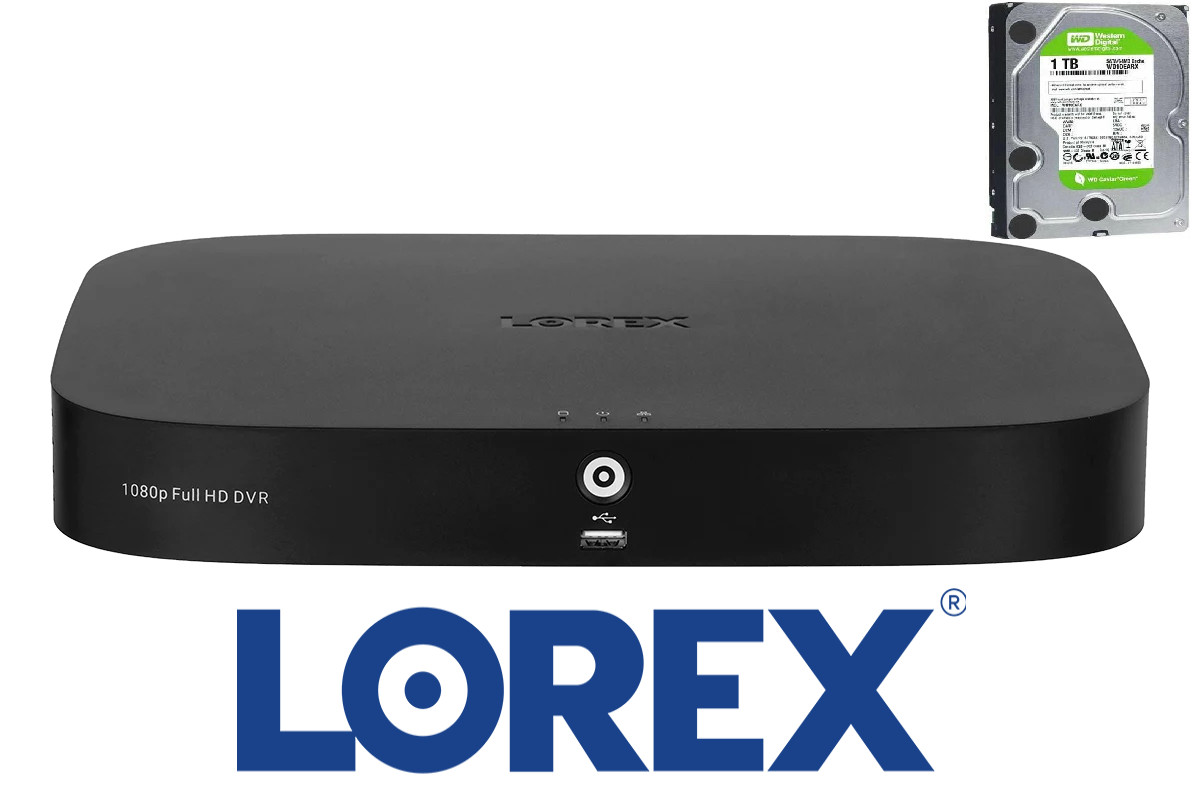LOREX Recorder DVR 1080p 8 Camera Capable 1 TB Included D242A81B