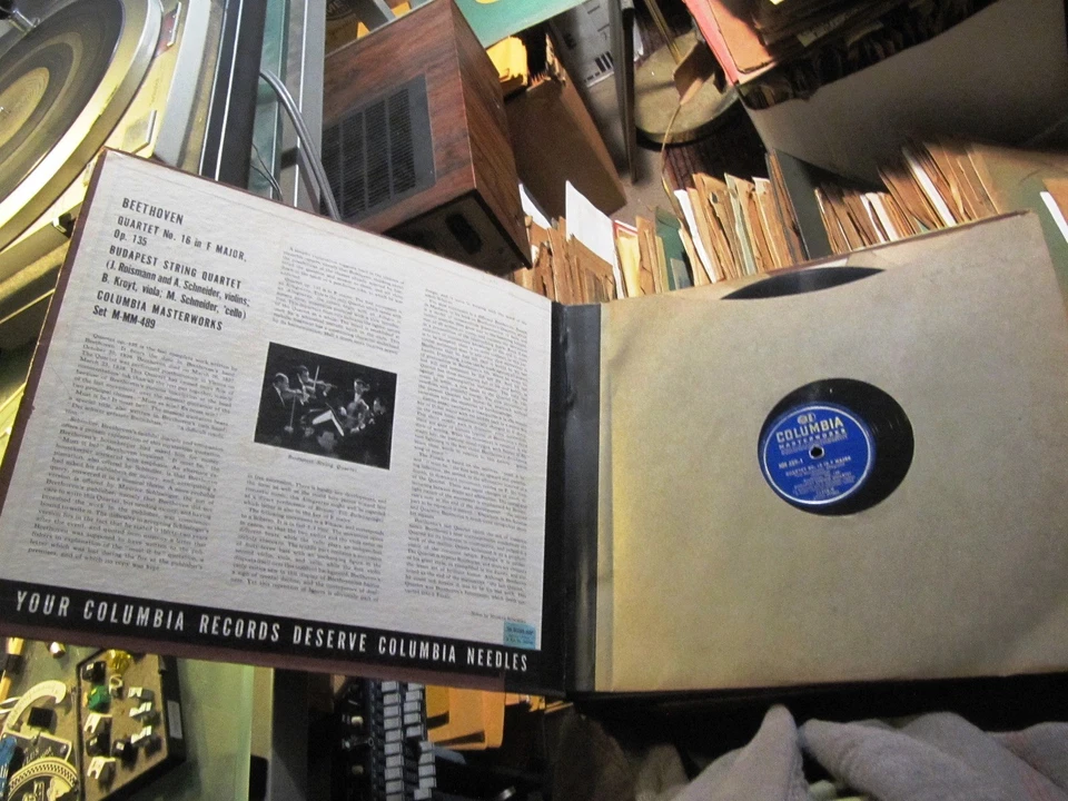 BUDAPEST STRING Quartet Beethoven Quartet No 16 F Minor Op 135 COLUMBIA M-489 - Image 2 of 4