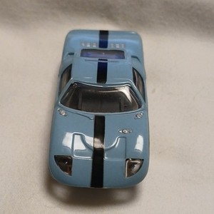 Aurora HO Slot Car Ford GT Light Blue w/ Black Stripe, 1970 Vintage, MPN 22018