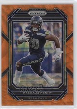 2022 Panini Prizm Orange Wave Prizm 7/60 Rashaad Penny #255 2h5