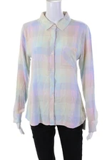 Rails Women's Long Sleeves Collared Button Down Plaid Shirt Size S
