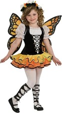 Rubies Monarch Butterfly Costume Dress for Kids, Girl's Small