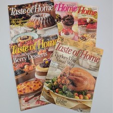 Taste of Home Magazine Lot 2007 Holiday Recipes Christmas Thanksgiving 4 Issues