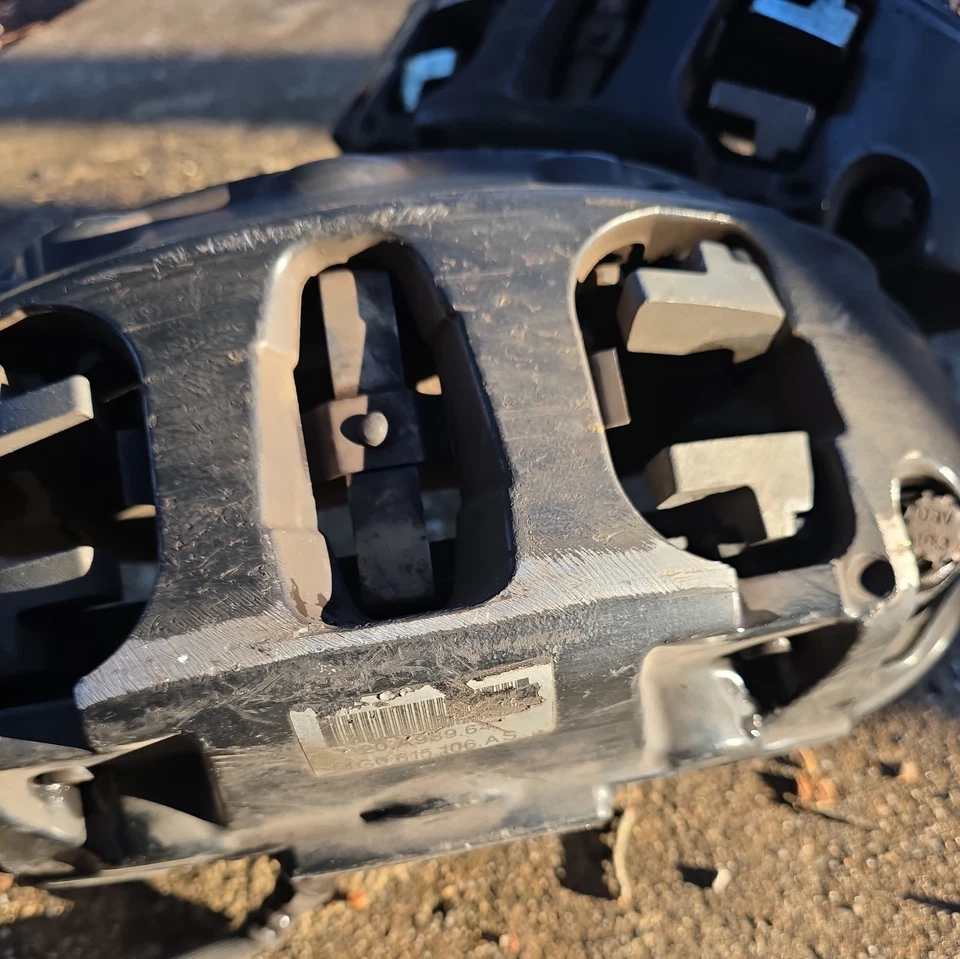 13 14 15 16 17 AUDI S6 NEGRO BREMBO CONDUCTOR DELANTERO PASAJERO JUEGO DE PINZAS DE FRENO OEM Foto 4 de 4