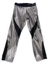 Nike Pro Leggings Womens M Capri HyperCool Training Workout Mid Rise Mesh Vented
