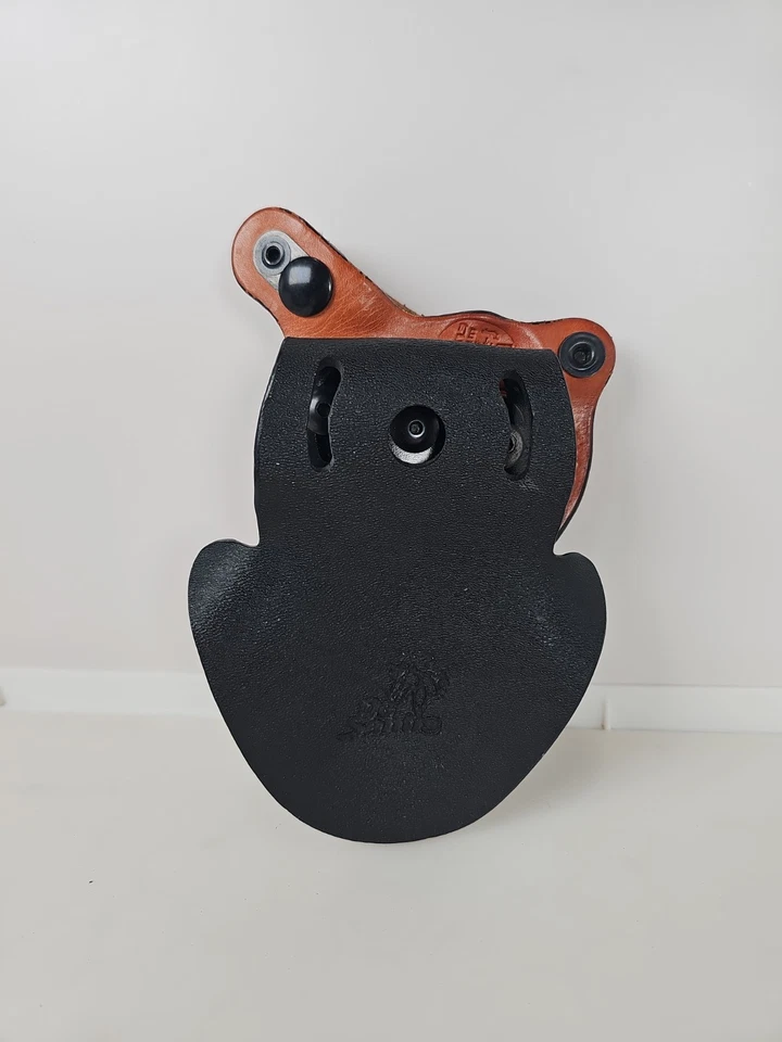 Vintage Desantis S1 Viper Brown Leather OWB RH Holster 2.25" S&W 640-1 Right - Image 3 of 4