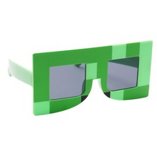 Minecraft Sunglasses for Kids  Creeper Costume Accessory  UV 400  One Size...